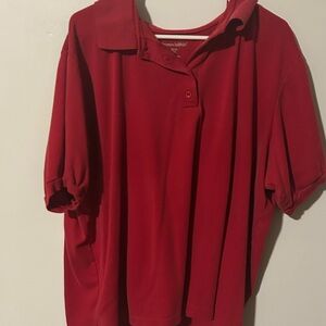 Women's Red Polo Shirt